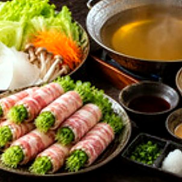 宮崎県ブランドポーク豆苗しゃぶしゃぶ